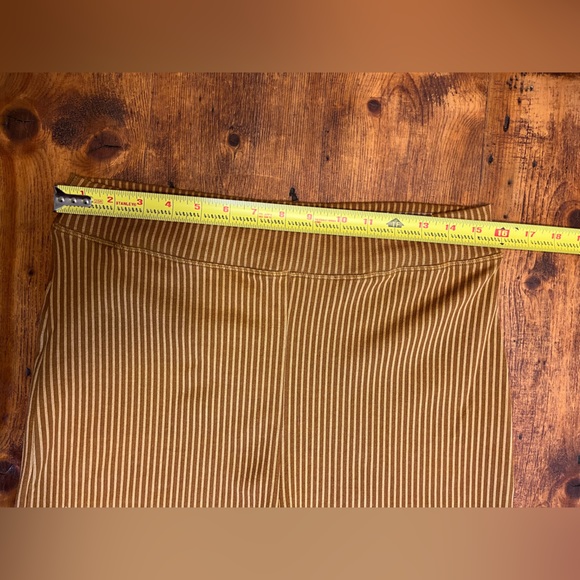 Good American Rib Seamless Flare Stripe Pants in Bronze/Brown Style GP0797- NWOT - Picture 11 of 13